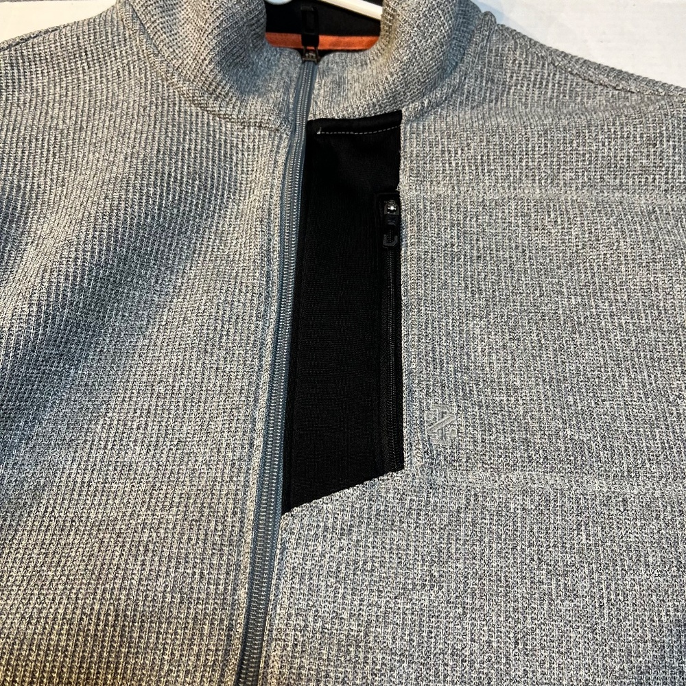 Izod Gray Advantage Performance Stretch Full Zip … - image 4